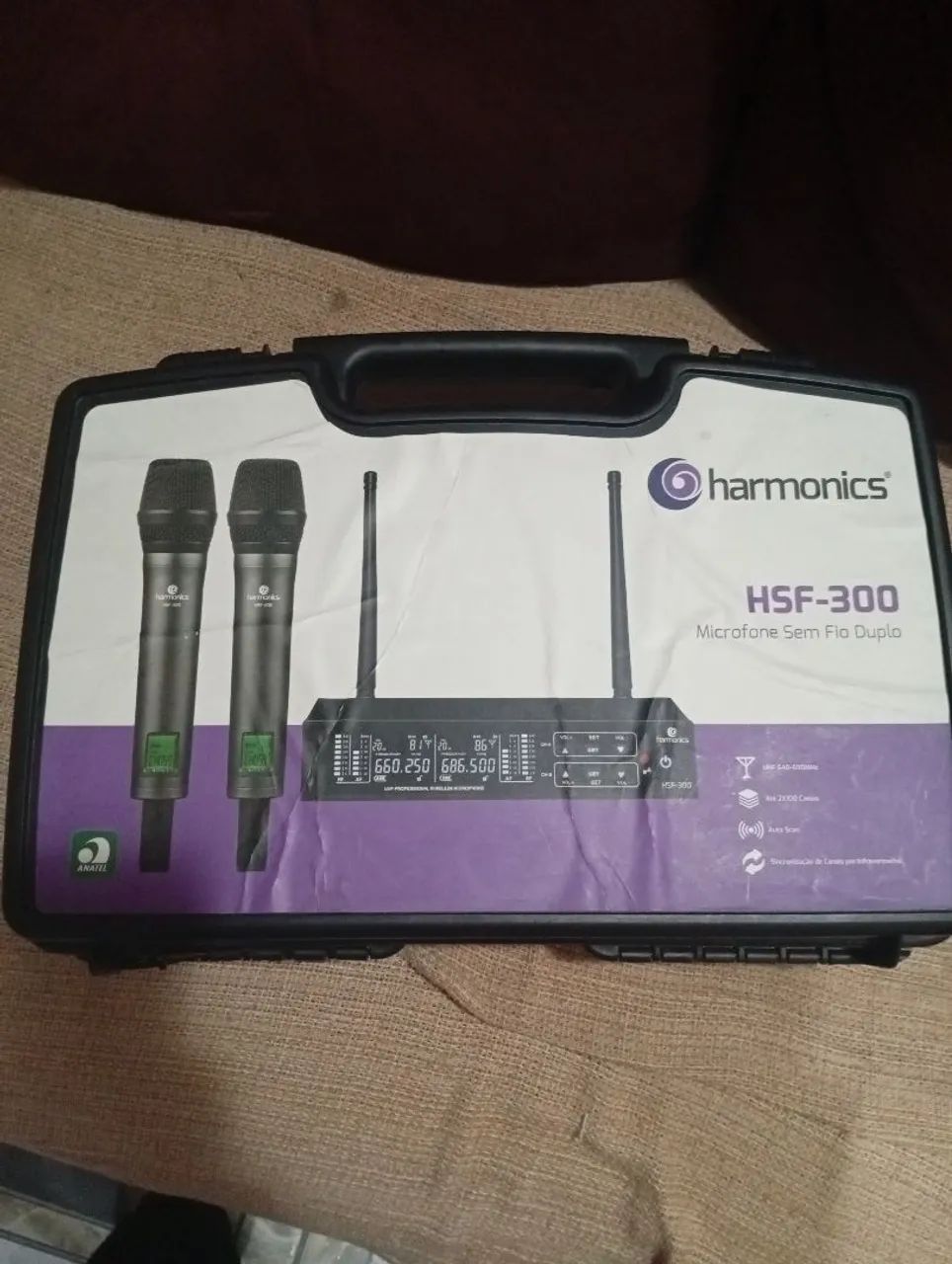 Vendo um microfone profissional sem fio duplo  - Foto 2