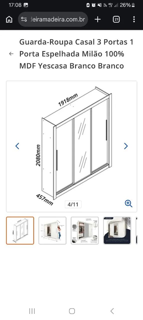Guarda roupa casal - Foto 3