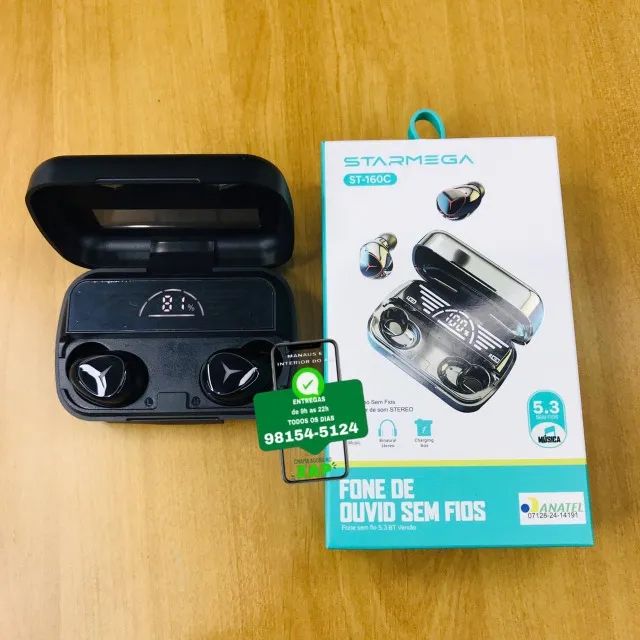 Fone Bluetooth Sem Fio Com Visor  - ST-160C - Foto 2