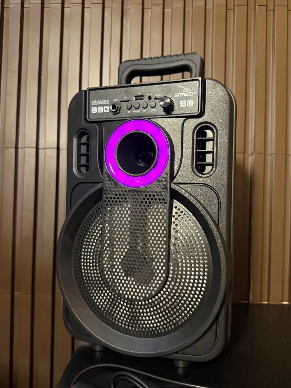 Caixa de Som Potente Bluetooth com Microfone - Foto 4