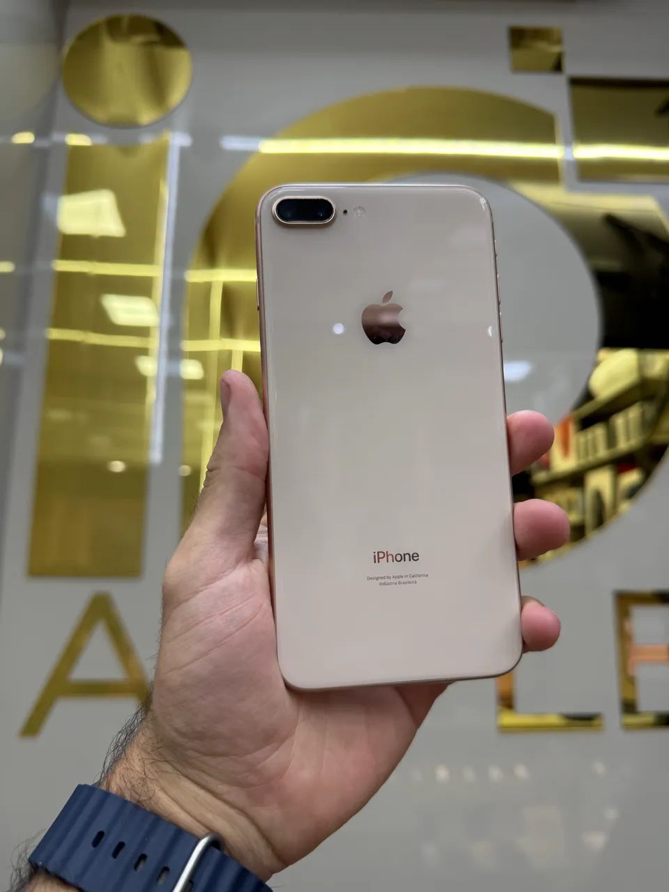 IPHONE 8 PLUS 64GB DOURADO SEMI NOVO MEGA PROMO