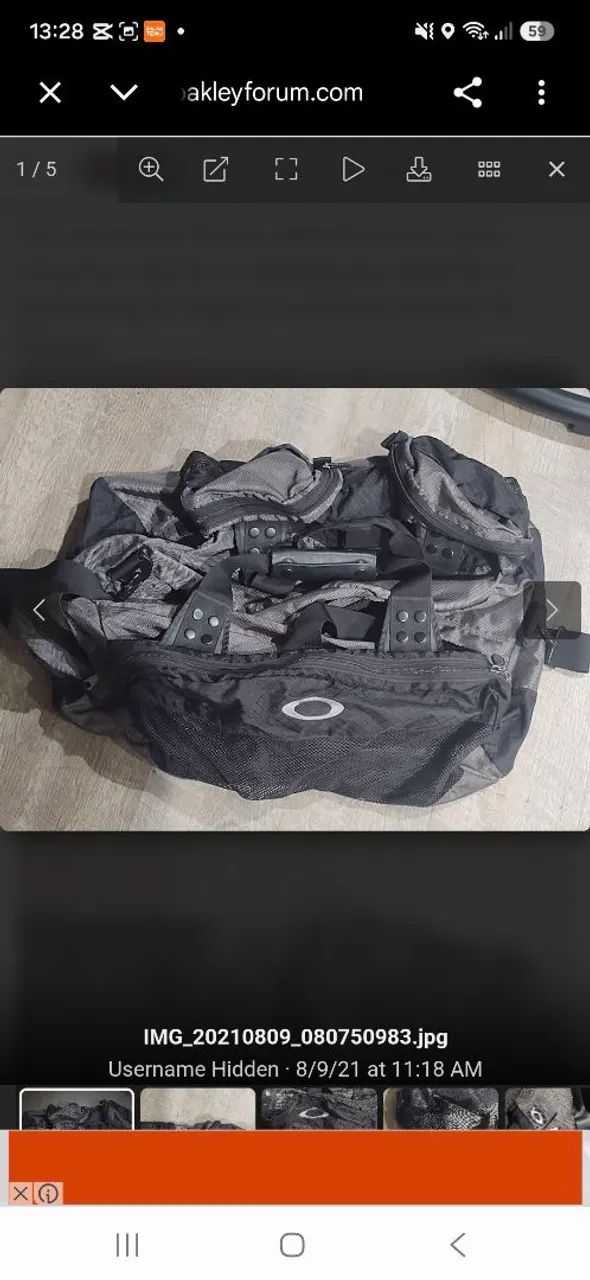Bolsa Oakley tática Original  - Foto 4
