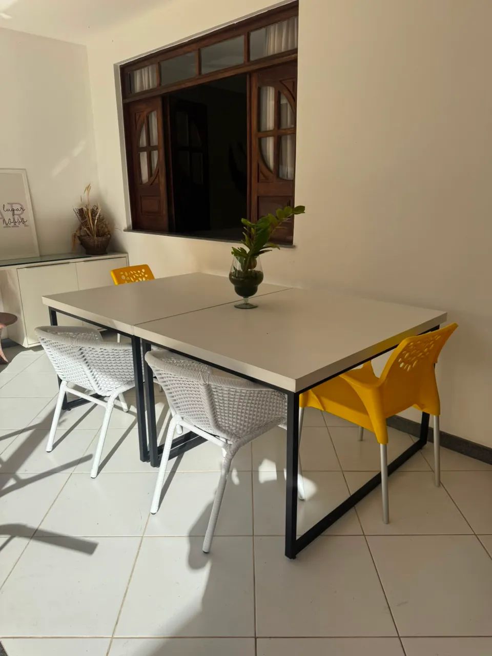 Mesa MDF + Metalon