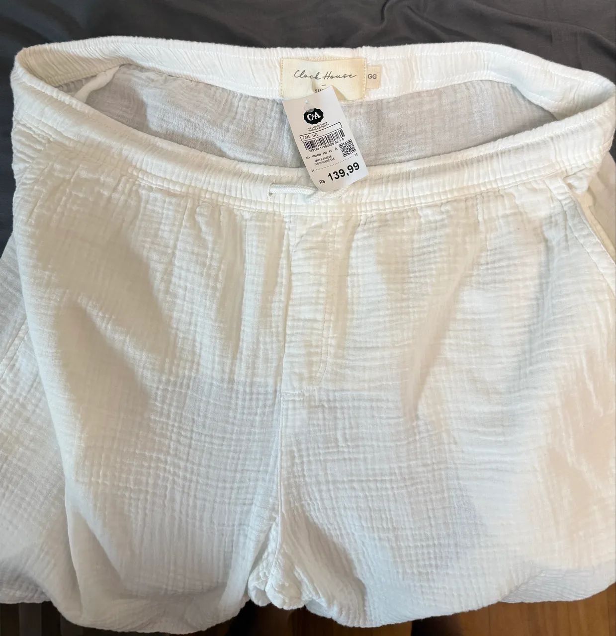 Short branco C&A GG - Foto 2