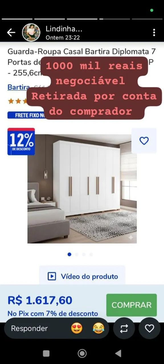 Guarda roupas novo 