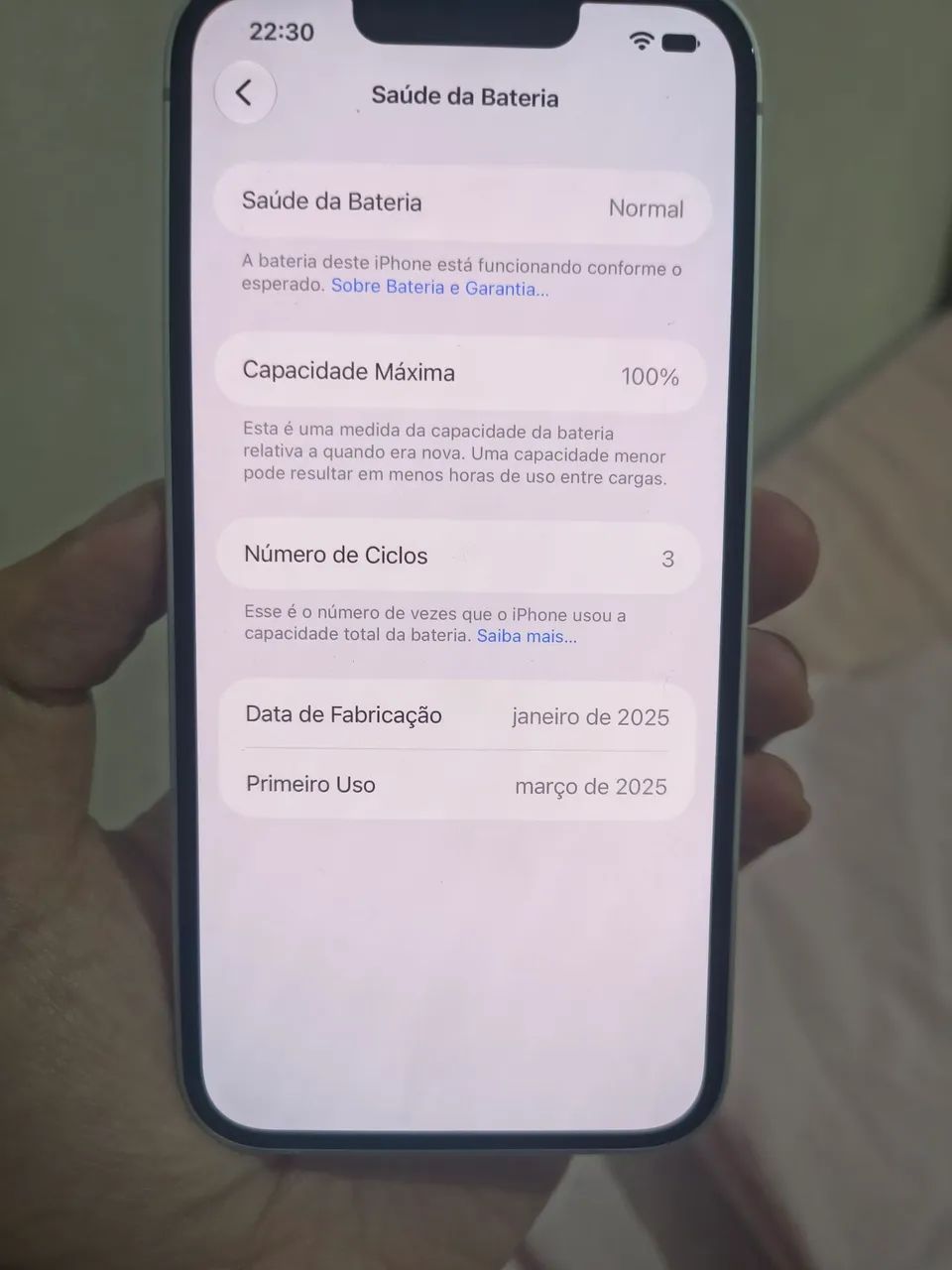 iPhone 16e 256GB - Ótimo Estado 