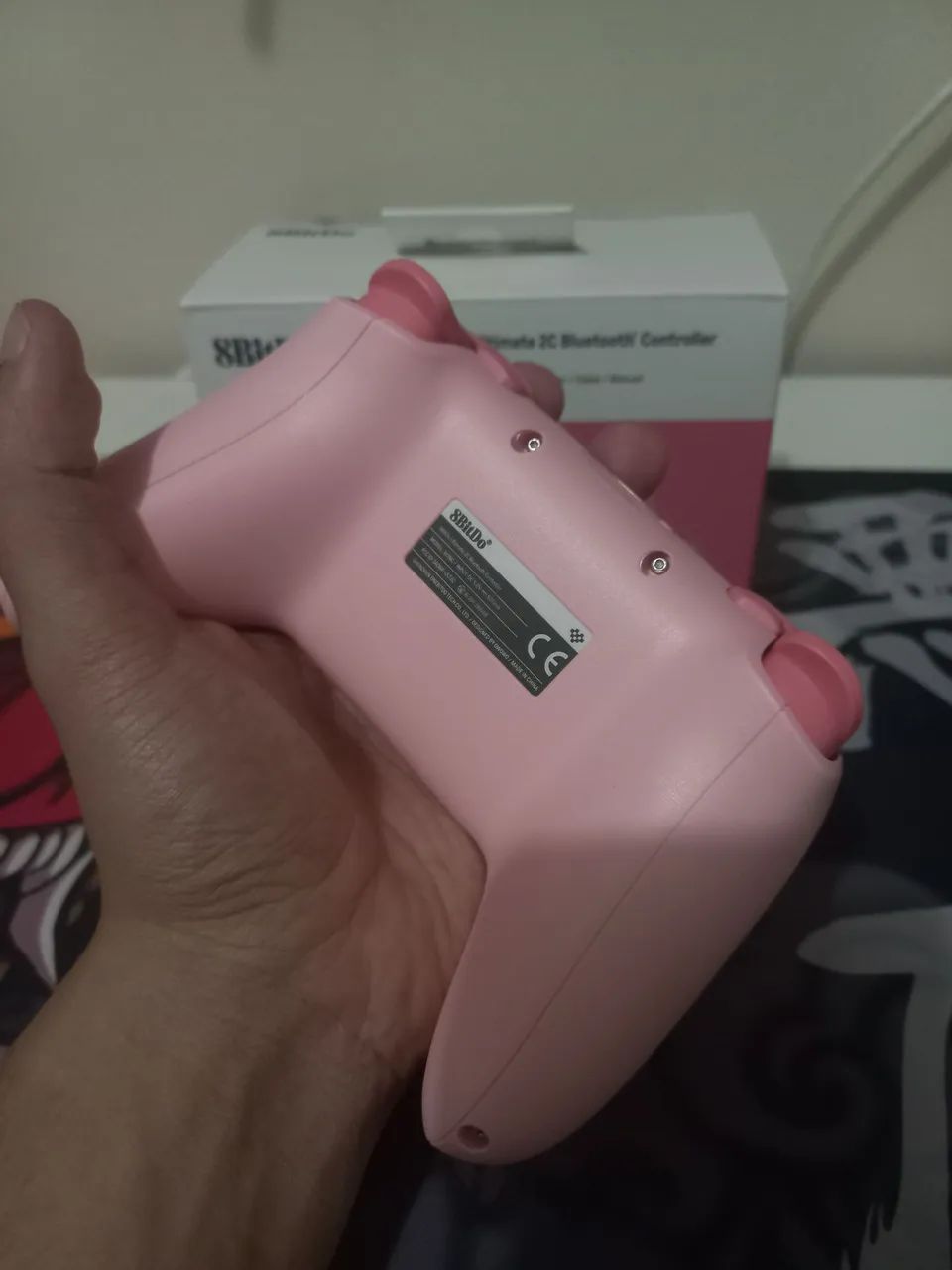 Controle 8BitDo bluetooth rosa (novo) - Foto 4