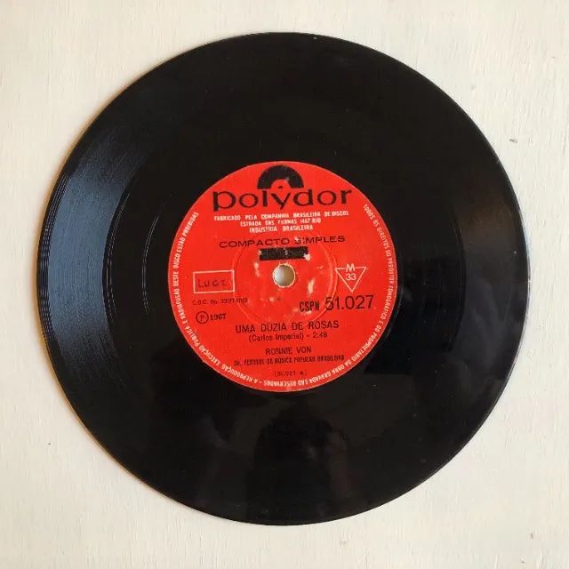 Ronnie Von: Belinha / D úzia De Rosas (1967) Disco Vinil Compacto - Foto 4