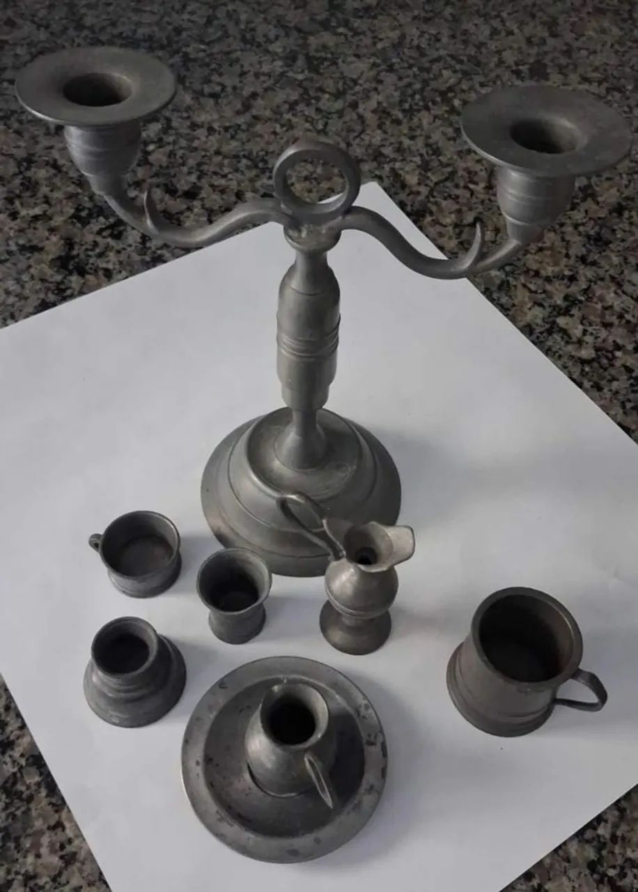 Peças estanho p decoração - Foto 2