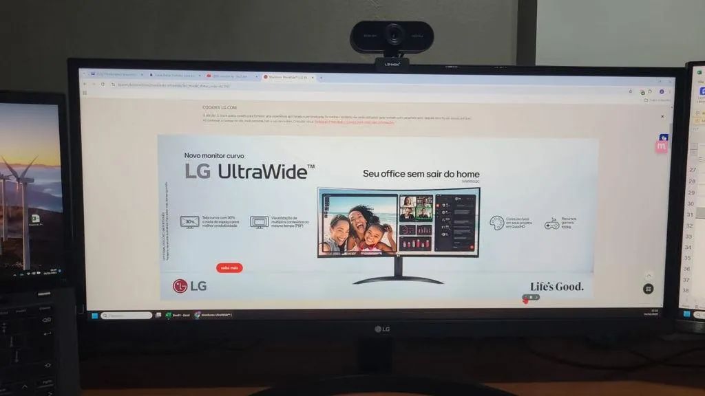 Monitor LG 29 polegadas UltraWide LG 29WL500-B - Foto 4