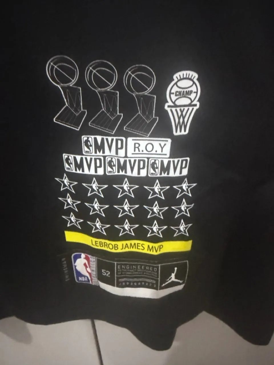 camisa regata jordan lakers lebron g - Foto 3
