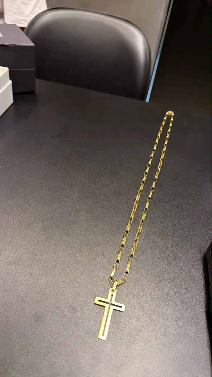 CORRENTE DE OURO 16,5 G MACIÇA  - Foto 2