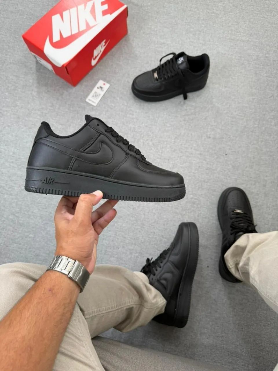 TÊNIS NIKE AIR FORCE - PRETO
