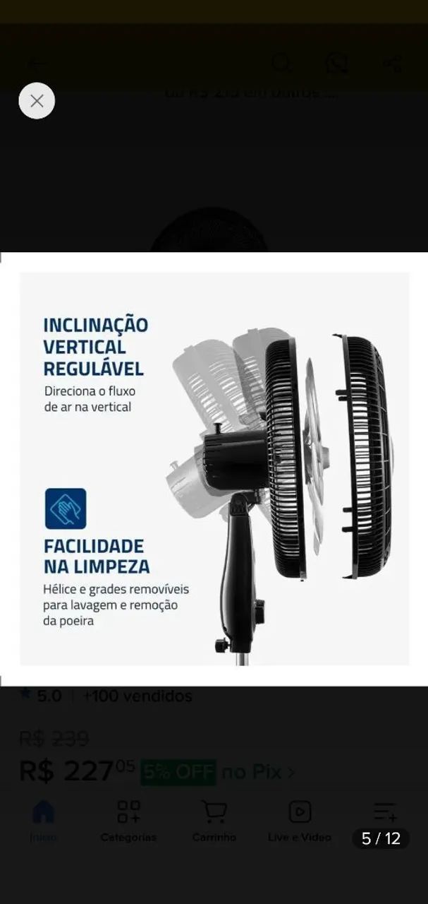 Ventilador Potente Novo - Ventiladores e Climatizadores - Asa