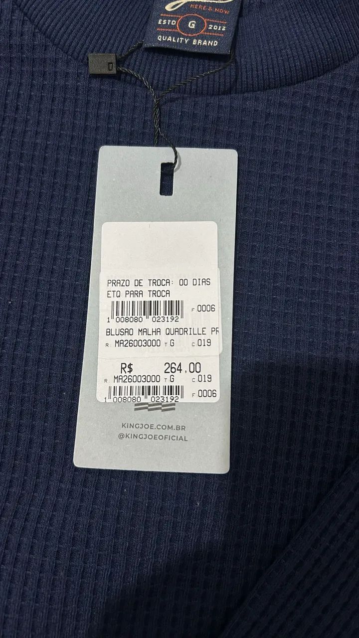 blusa de frio KING & JOE nunca usada - Foto 5