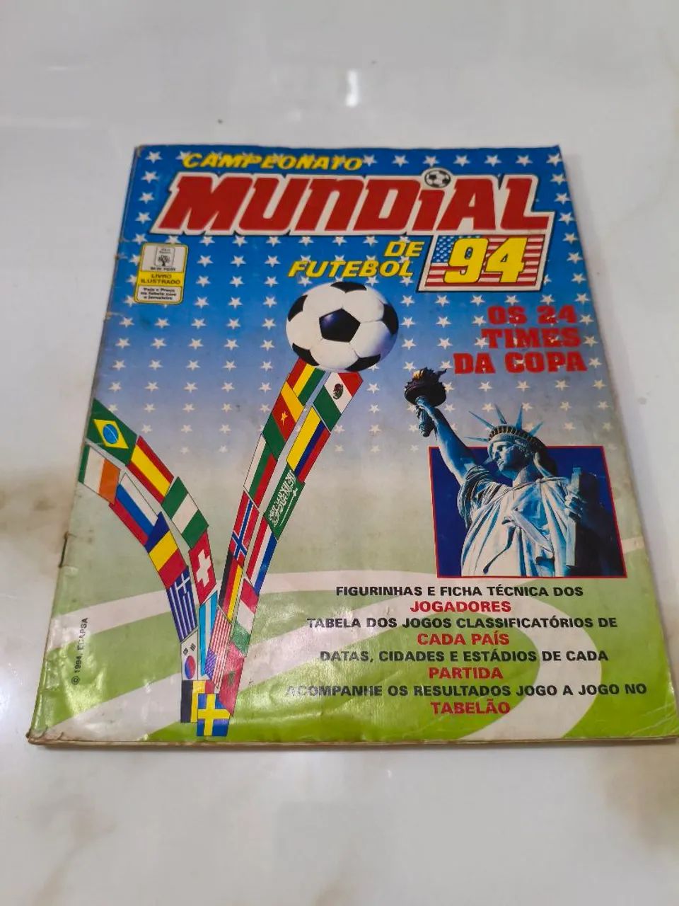 Album de figurinhas completo da copa do mundo de 1994