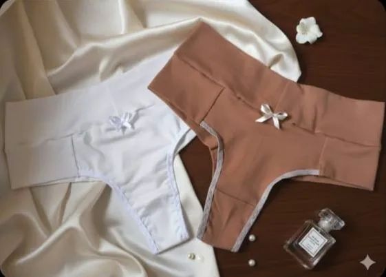 Kit de 5 Calcinha feminina fio dupla.