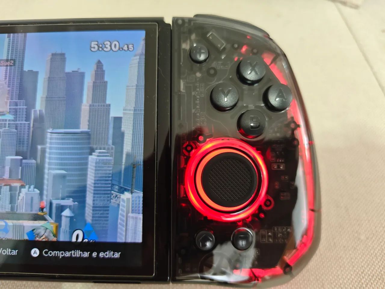 Controle Joy-Con Linyuvo KS40-02 p/ Nintendo Switch Giroscópio de