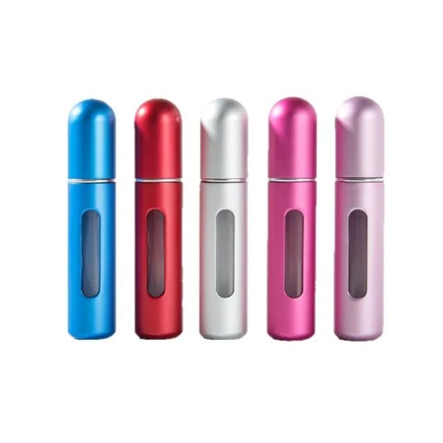 Frasco recarregável de 8ml com perfume aleatorio
