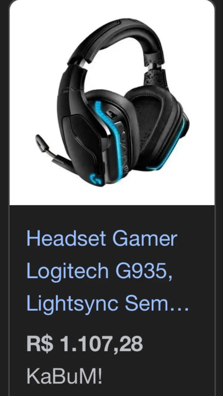 Headset Logitech G935 - Foto 2