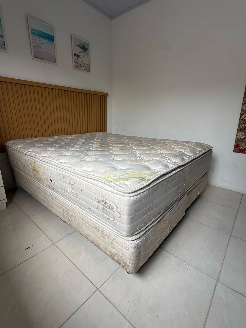 CAMA BOX QUEN COLCHÃO + BASE - Foto 2