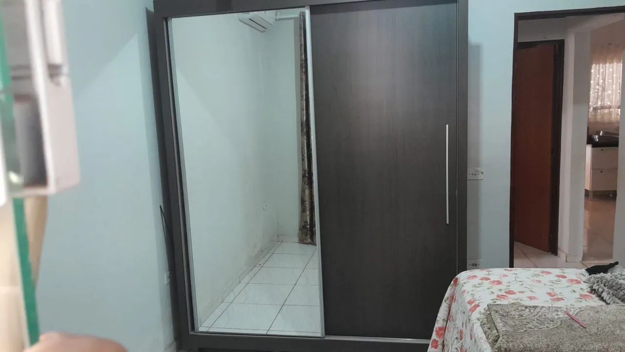 Guarda roupa solteiro bartira porta de correr
