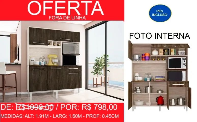 ARMARIO - PRONTA ENTREGA COMPRE HOJE E FRECEBA EM ATE 72H