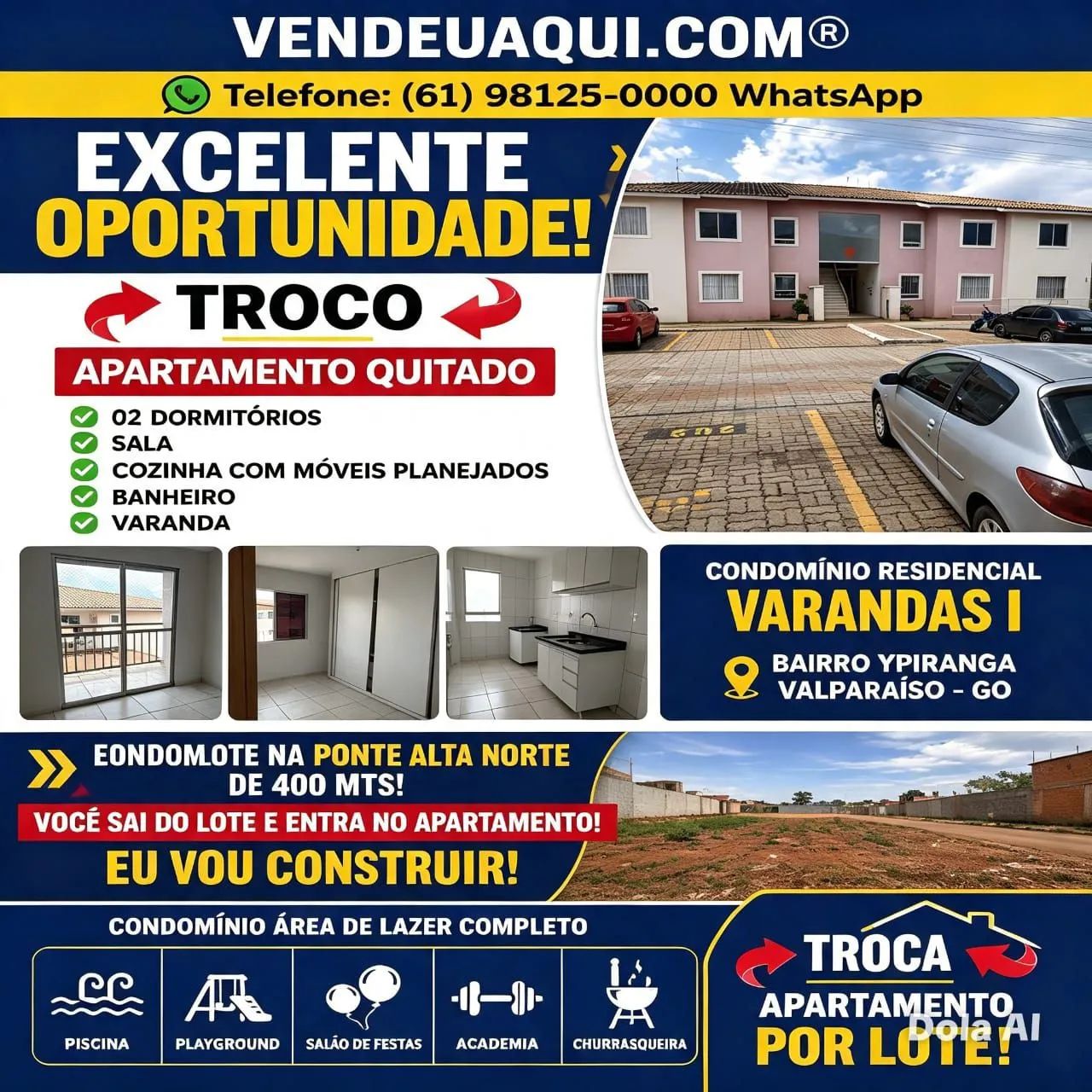 TROCOU! GANHOU! OPORTUNIDADE!