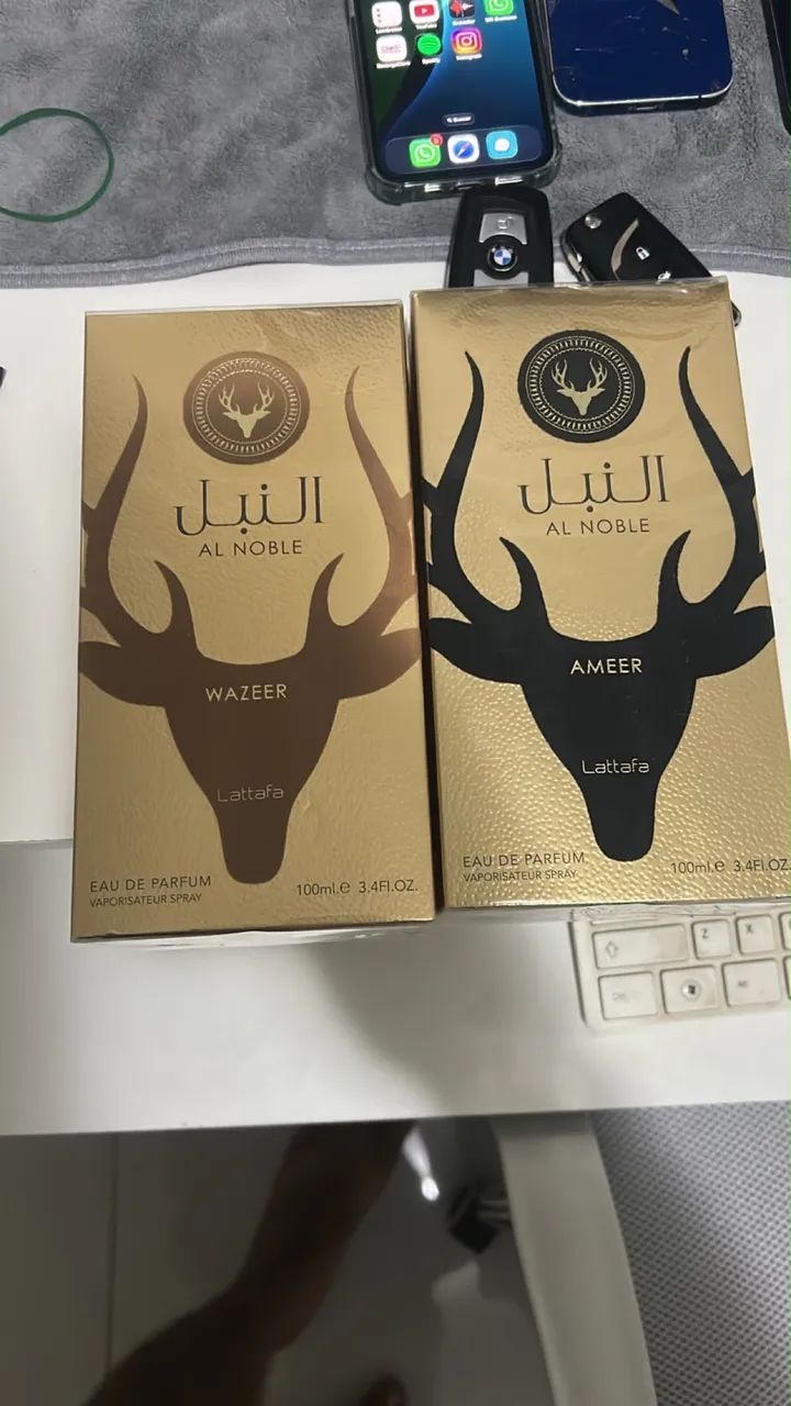 Perfume árabe AL NOBLE LATTAFA, BLACK, GOLD