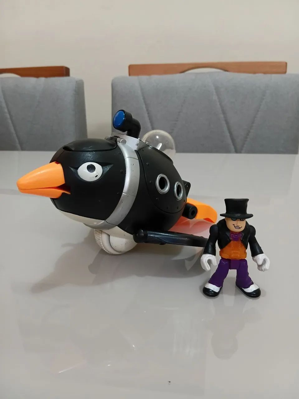 Pinguim com veículo - Imaginext DC Super Friends  