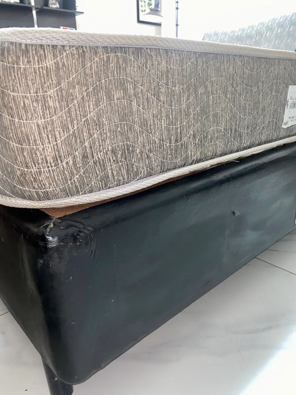 Cama de casal (box + colchão) - Foto 3