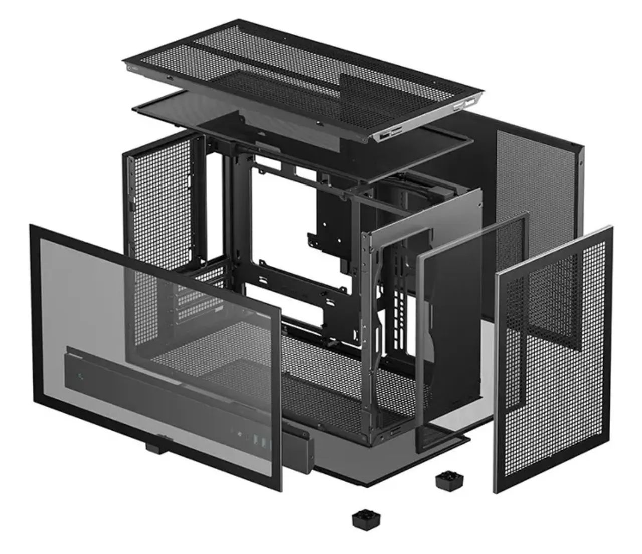 Gabinete DeepCool ch260 + 3 fans corsair - Foto 4