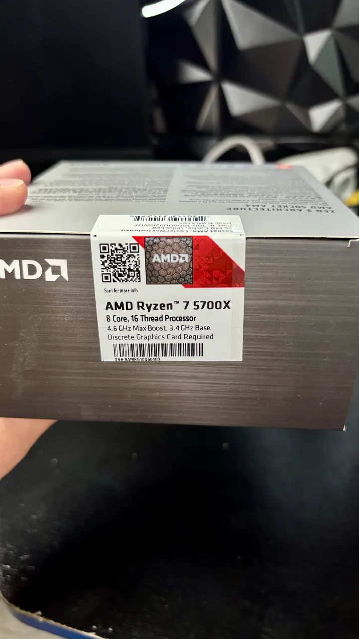 Ryzen 7 5700x Lacrado - Processadores - Jardim das Acácias, Campo