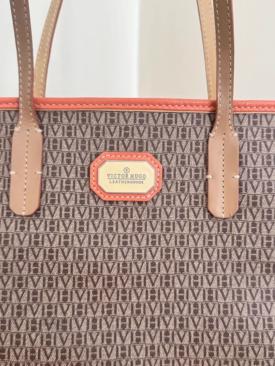 Bolsa VICTOR HUGO ORIGINAL em couro legítimo - Foto 4