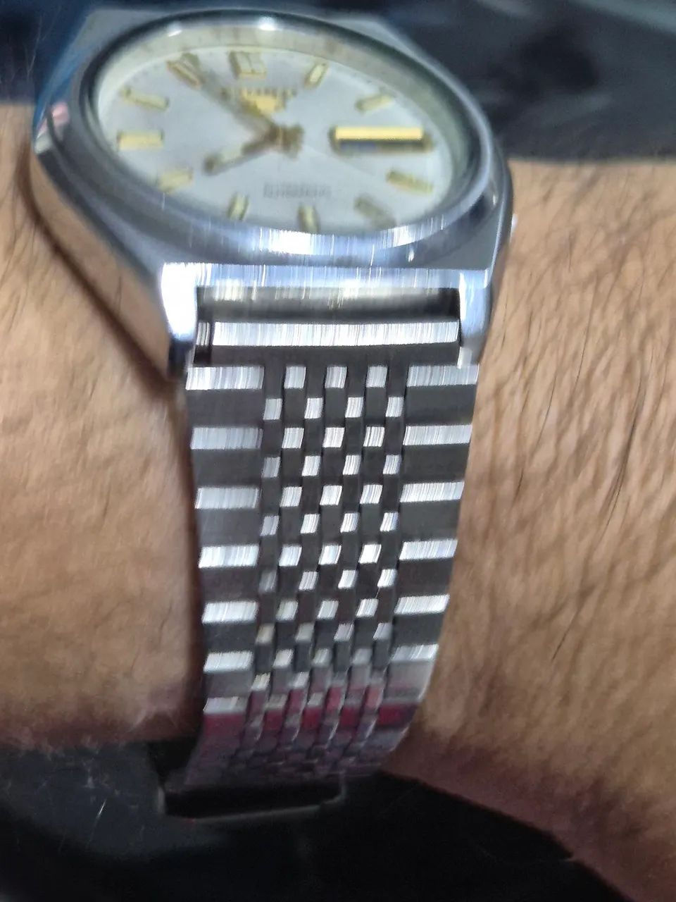 Relógio SEIKO 5 AUTOMÁTICO  BEGE   -    TODO REVISADO - Foto 5