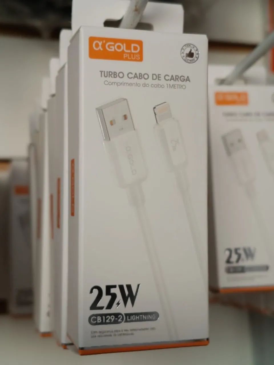Cabo iphone 25w carregamento - Foto 2