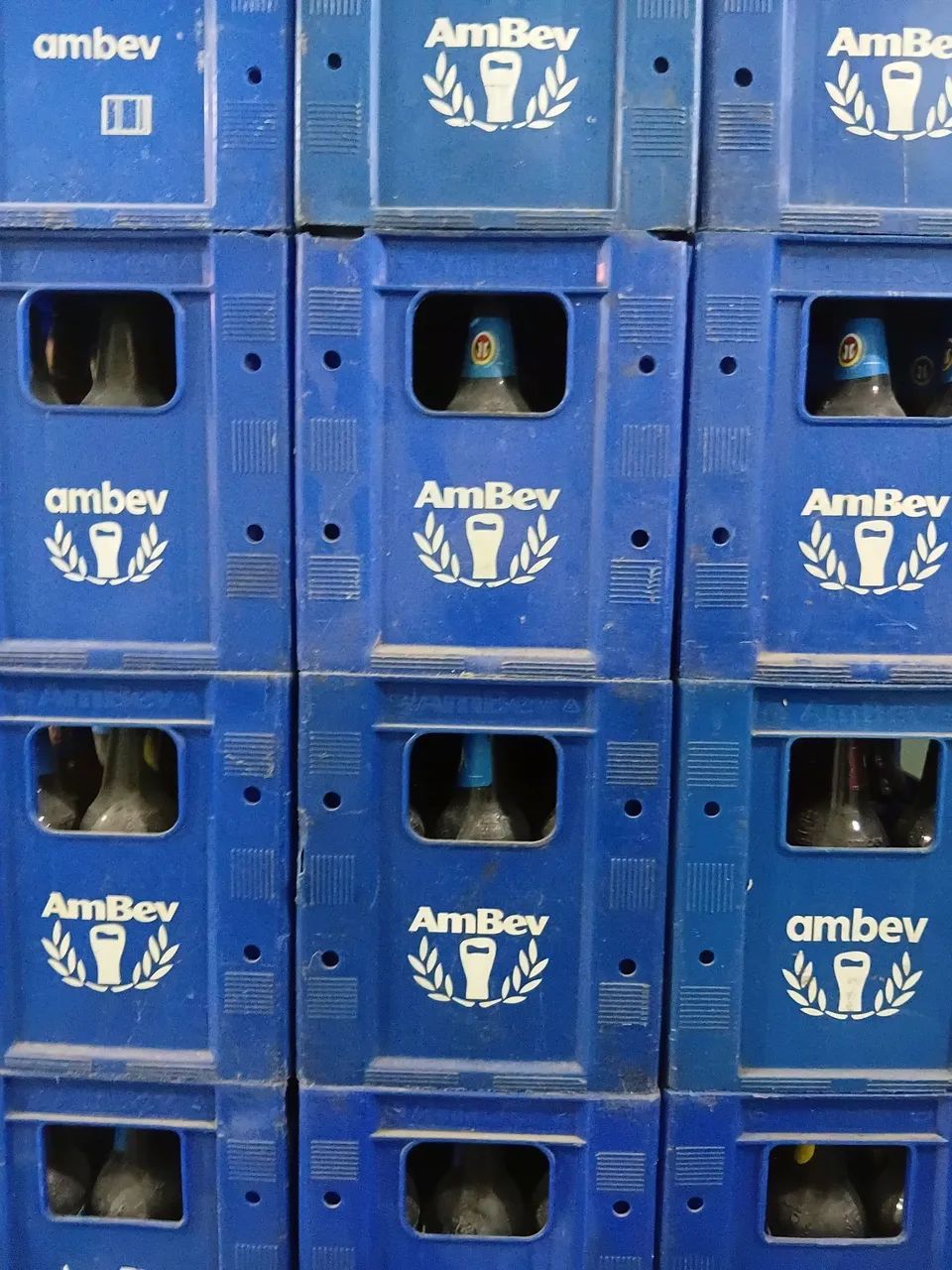 Caixa de cerveja Ambev + vasilhames