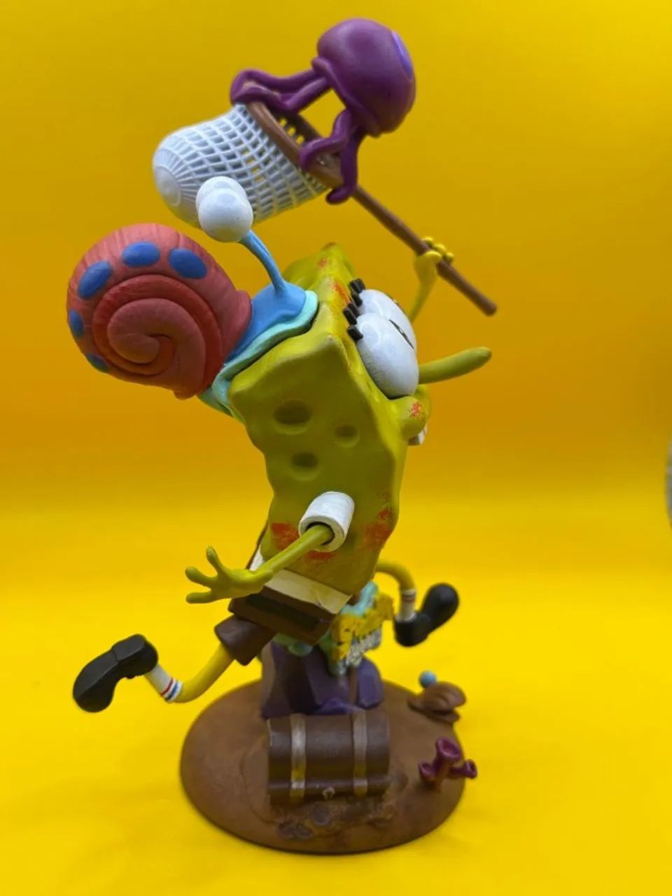 Bob Esponja Action Figure Boneco Estatua Colecionaveis  - Foto 4