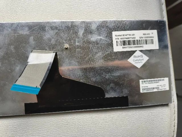 Teclado Reposição Notebook Modelo 9Z.N7TSV.401