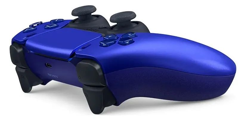Controle PS5 Joystick Dualsense Ps5 Original Cobalt Blue - Foto 4