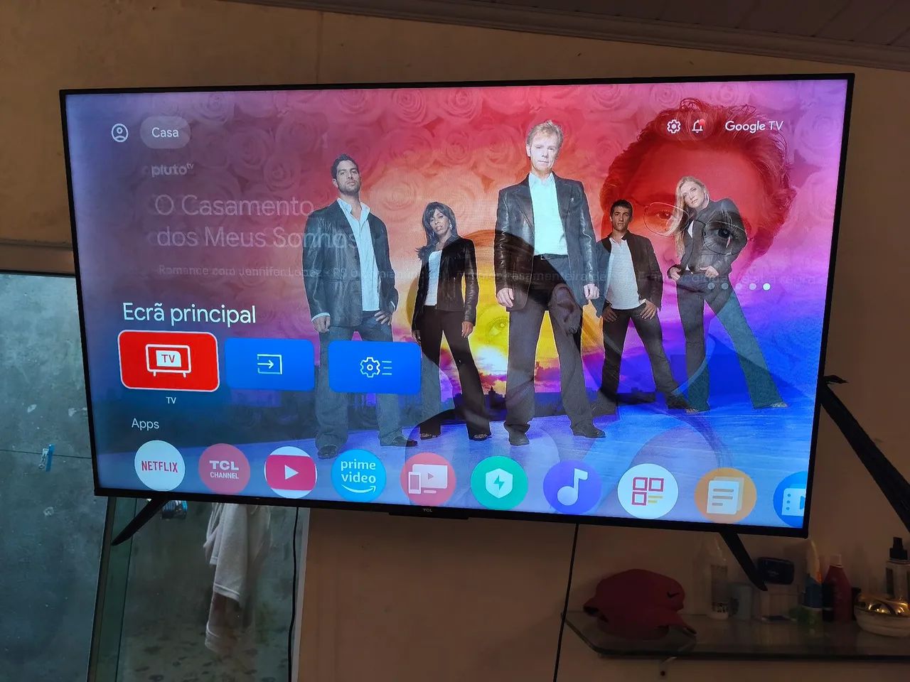 Smart Tv Led 4K 55 polegadas TCL P635 Bluetooth novinha - Foto 5