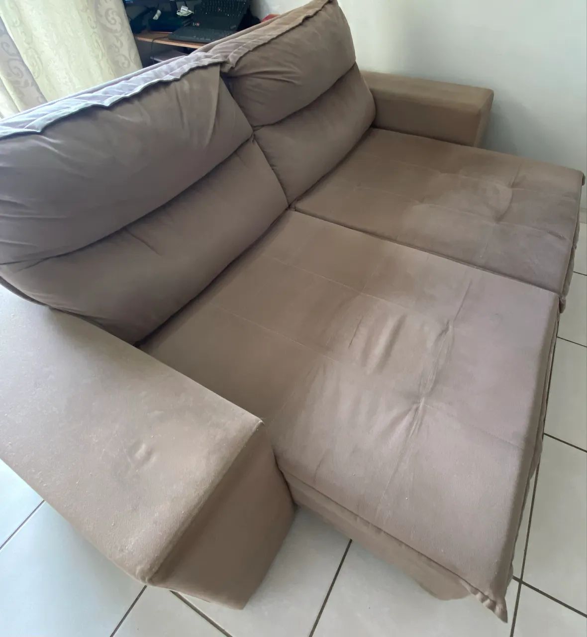 Sofá Retrátil e Reclinável 3 lugares  - Foto 3