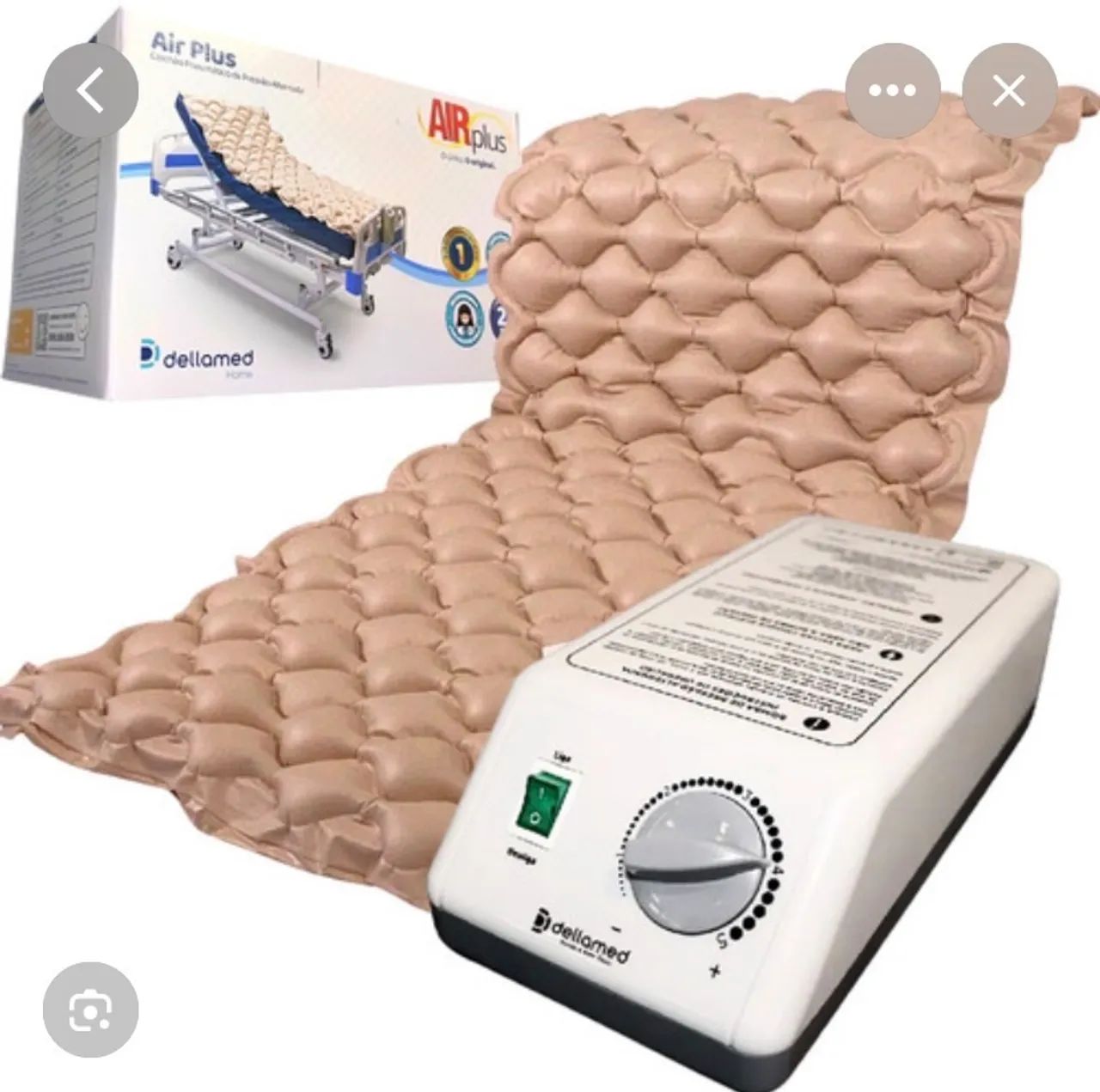 Cama hospitalar + colchão pneumático  - Foto 4