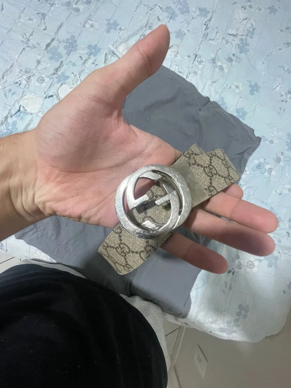 Cinto Gucci Original Dupla Face - Foto 5