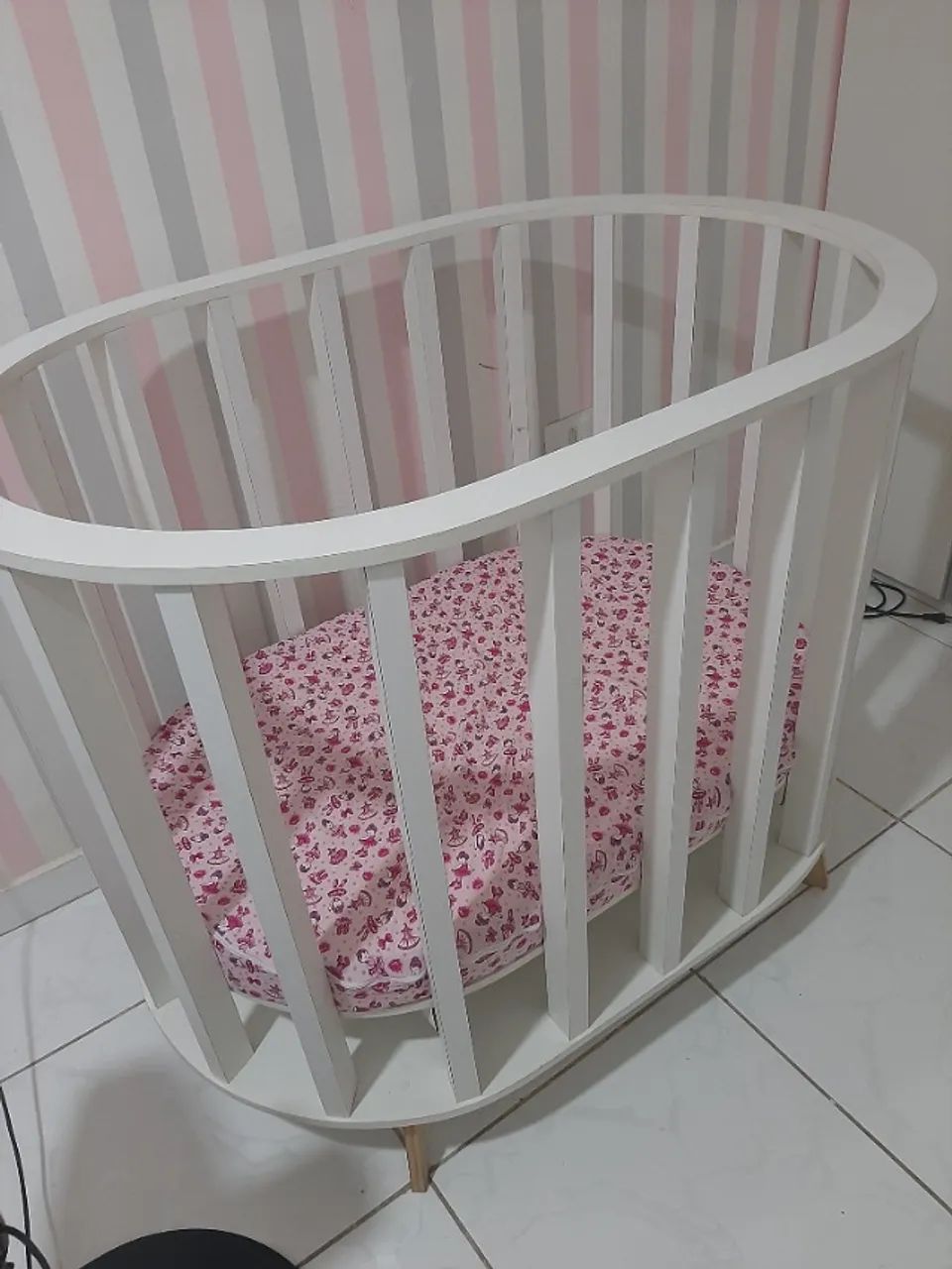 Berço Branco de Madeira - Foto 4