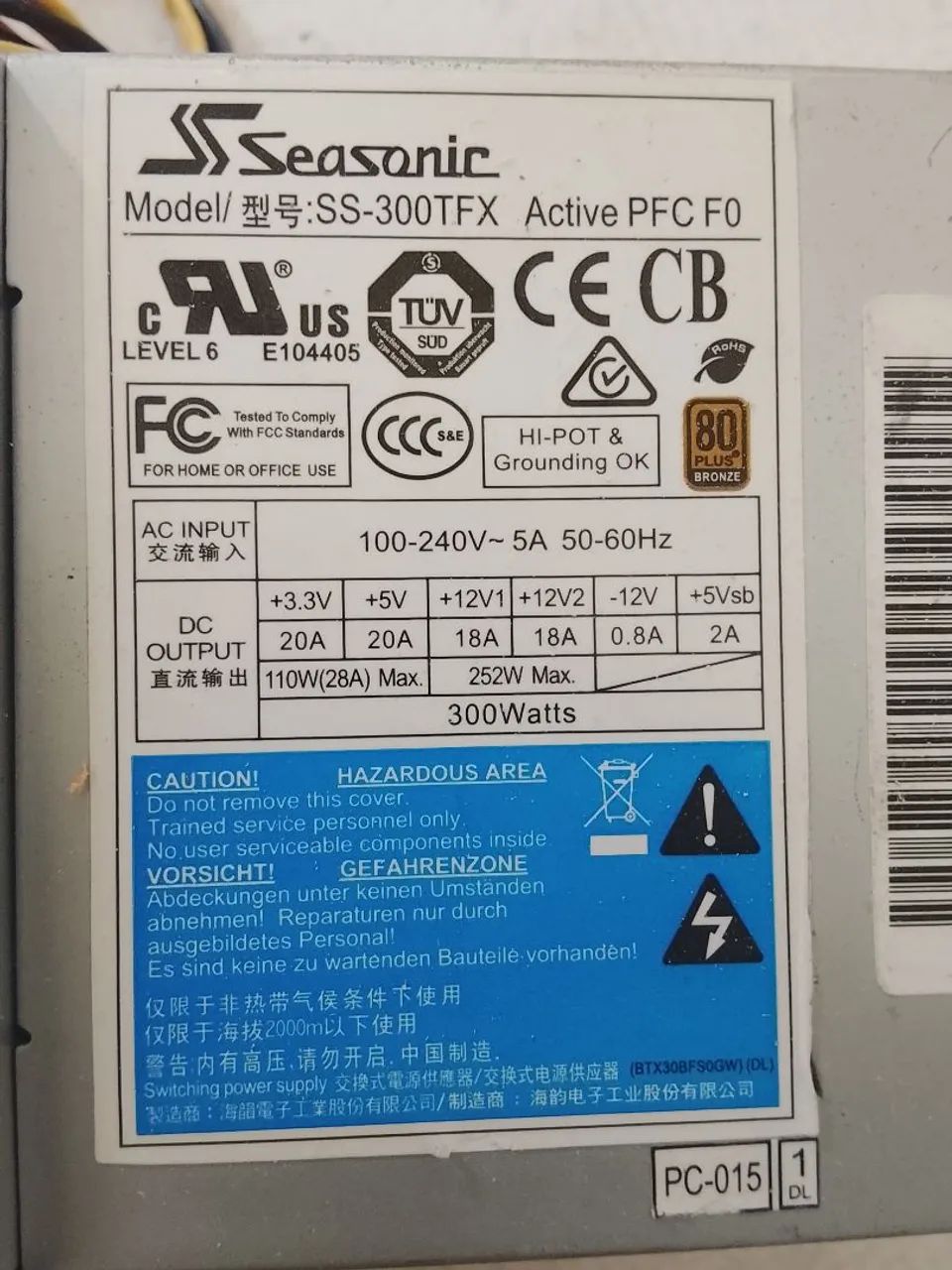 Fonte mini ATX  - Foto 2
