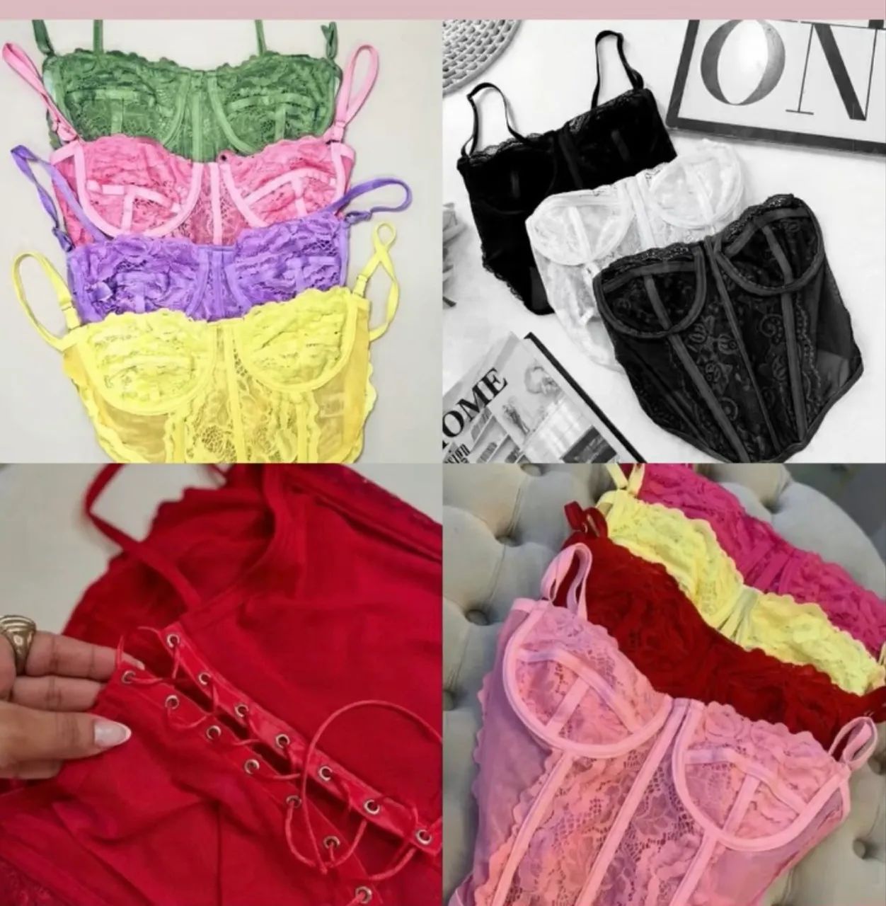 Corset de renda 