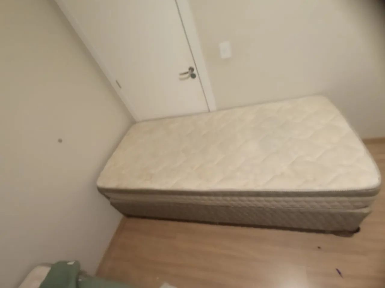 Cama box solteiro molas ensacadas 