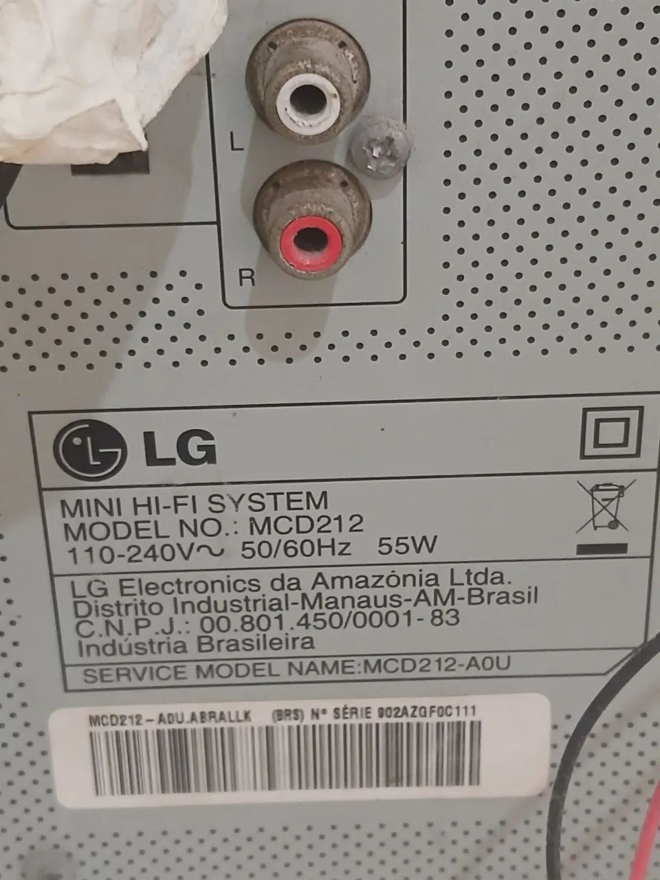 VENDO MINI SYSTEM COM DEFEITO  - Foto 3
