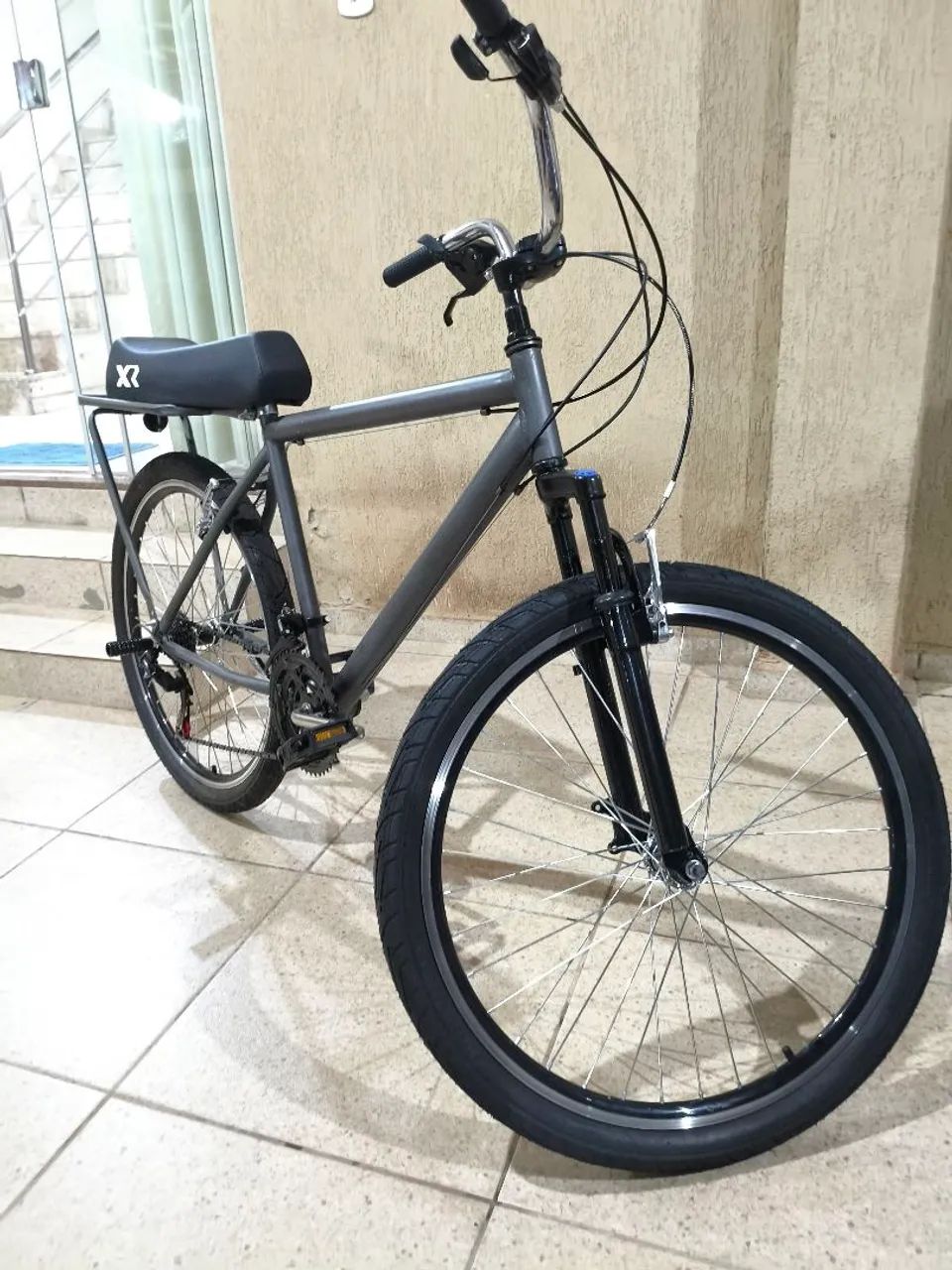 Bicicleta Montadinha aro 26 com Marcha e Amortecedor  - Foto 3